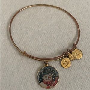 Alex and Ani Snowman Bangle